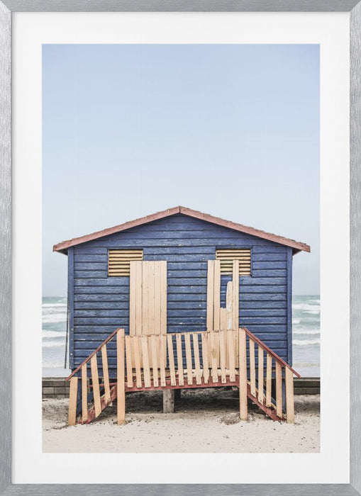 Blue Hut Framed Art Modern Wall Decor