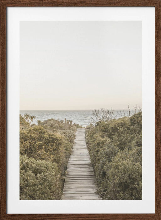 Boardwalk Framed Art Modern Wall Decor