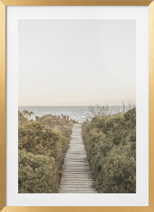 Boardwalk Framed Art Modern Wall Decor