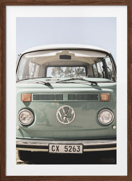 Vw Kombi Framed Art Modern Wall Decor