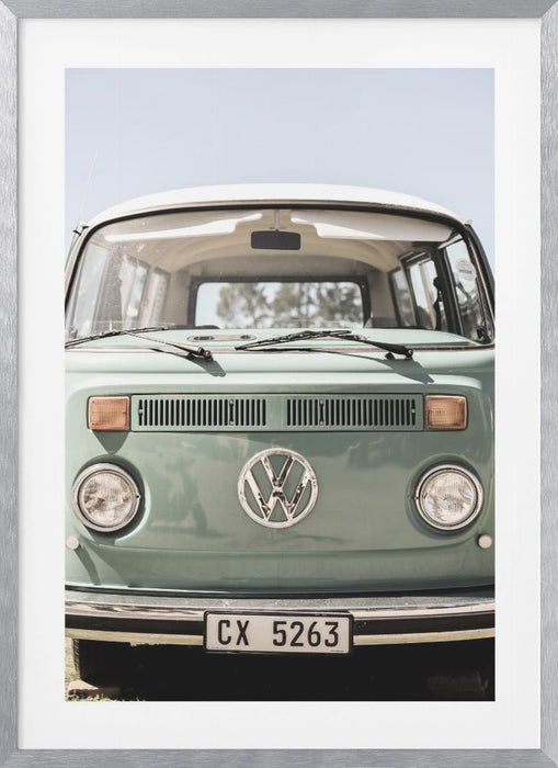 Vw Kombi Framed Art Modern Wall Decor