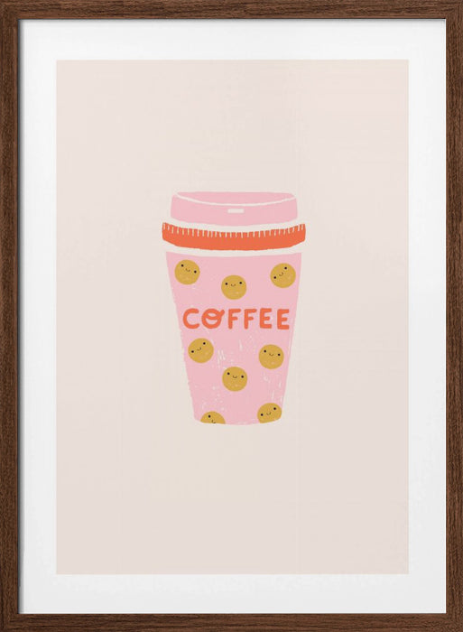 Coffee Framed Art Modern Wall Decor