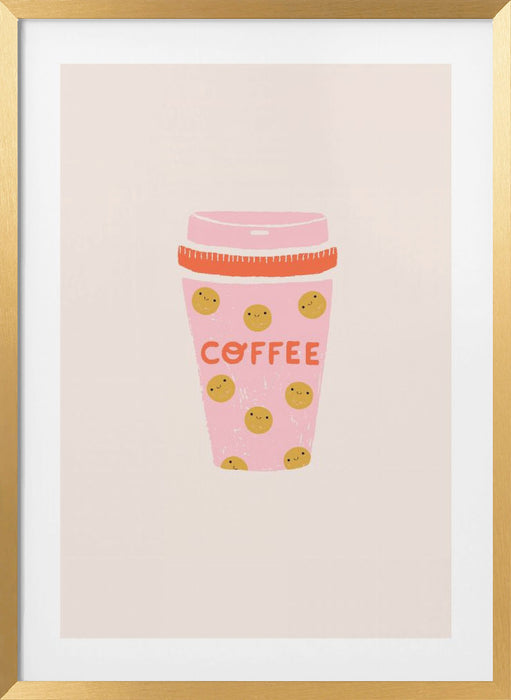 Coffee Framed Art Modern Wall Decor