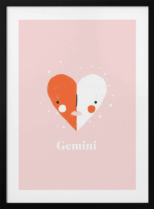 Gemini Framed Art Wall Decor