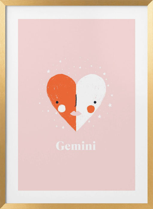 Gemini Framed Art Wall Decor