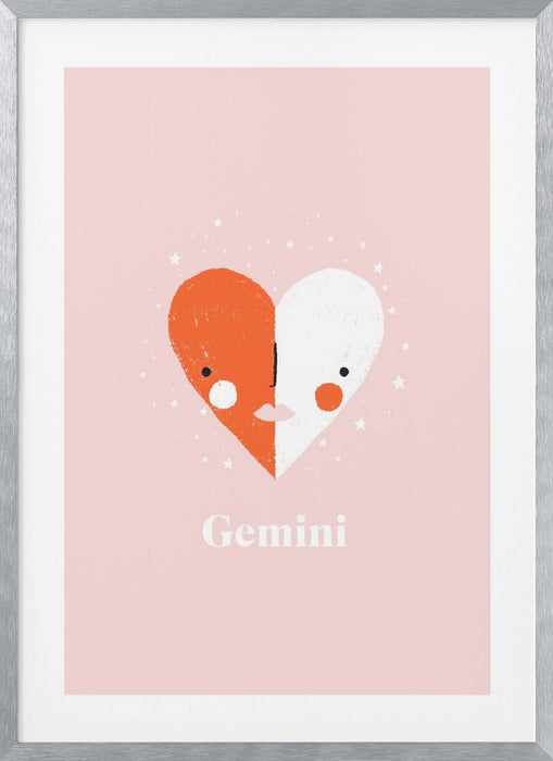 Gemini Framed Art Wall Decor