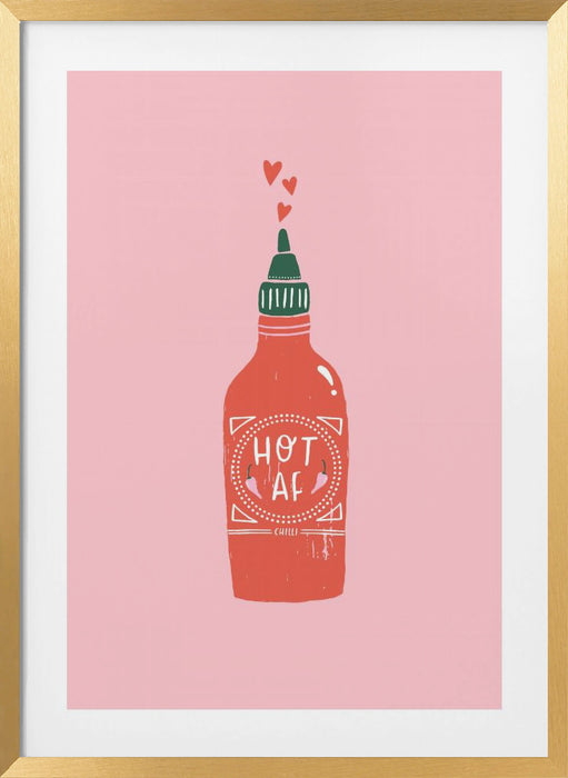 Hot Af Framed Art Modern Wall Decor