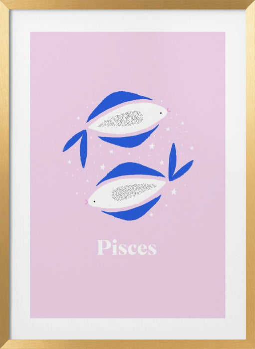 Pisces Framed Art Wall Decor