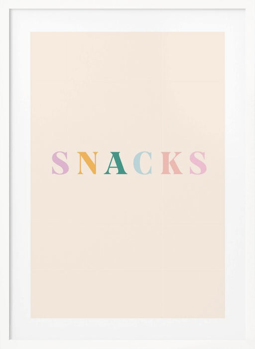 Snacks Framed Art Modern Wall Decor