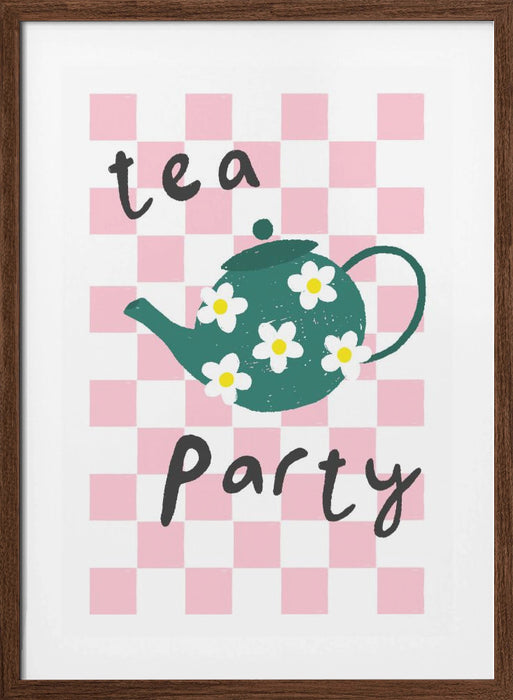 Tea Party Framed Art Wall Decor