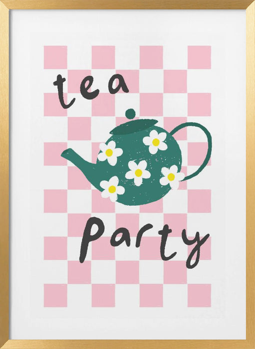 Tea Party Framed Art Wall Decor