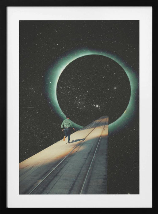 Escaping Into the Void Framed Art Wall Decor