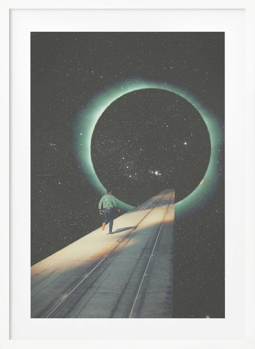 Escaping Into the Void Framed Art Wall Decor