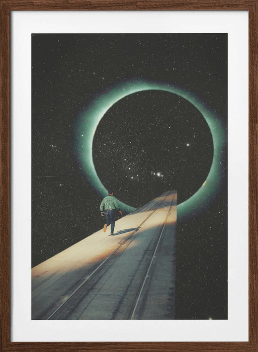 Escaping Into the Void Framed Art Wall Decor