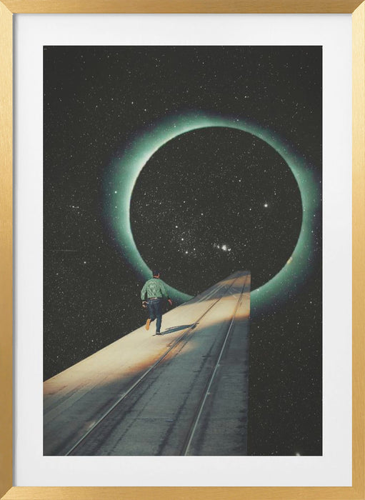 Escaping Into the Void Framed Art Wall Decor