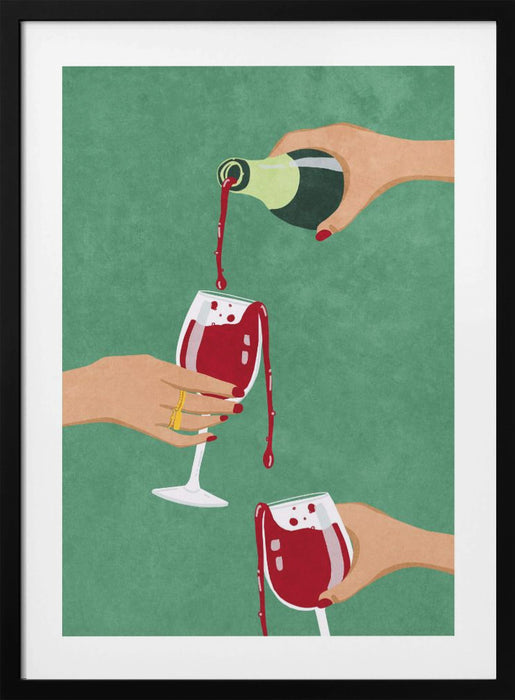 Cheers Girls Framed Art Wall Decor