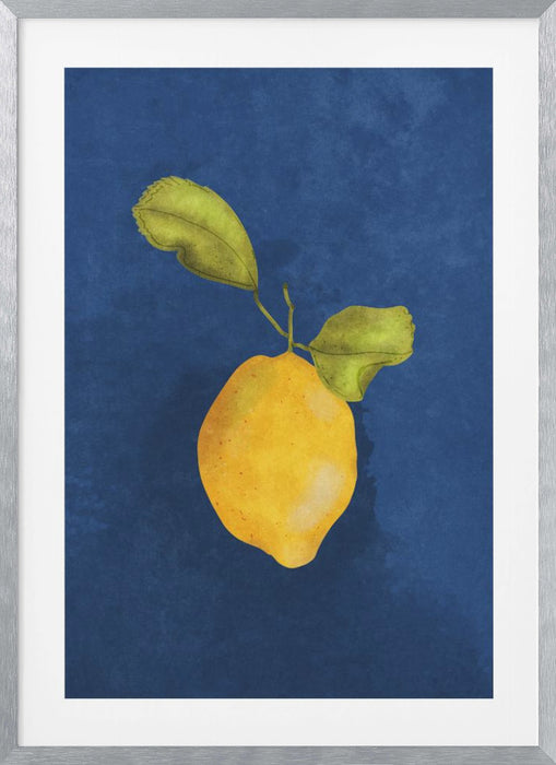 Just a little lemon Framed Art Modern Wall Decor