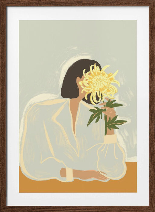 Thecrysanthemum Framed Art Wall Decor