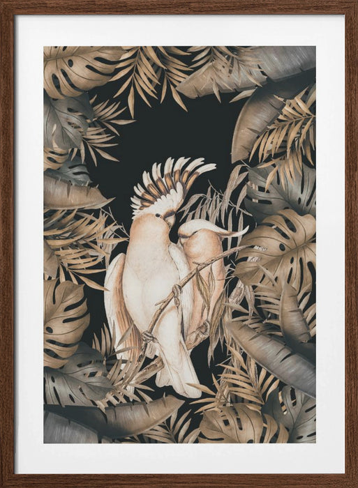 Jungle With Cockatoos Framed Art Wall Decor