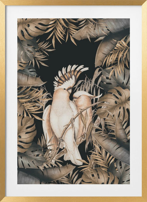 Jungle With Cockatoos Framed Art Wall Decor