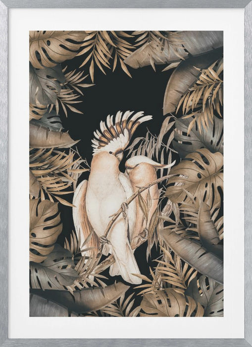 Jungle With Cockatoos Framed Art Wall Decor