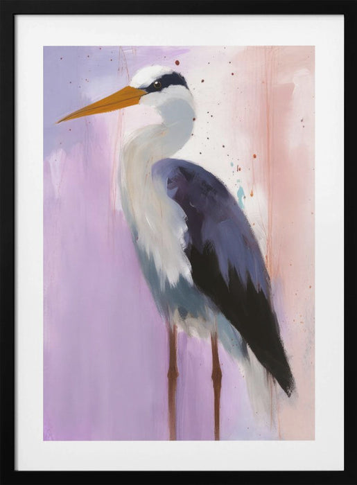 Stork Framed Art Modern Wall Decor