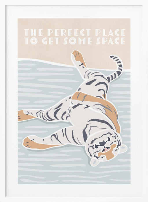 Tiger Typography Kids Quote Framed Art Modern Wall Decor