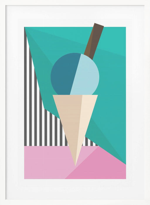 Ice Cream Framed Art Wall Decor