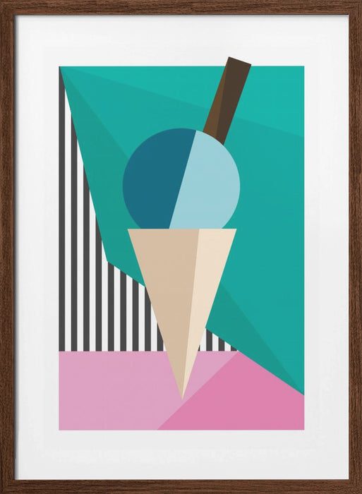 Ice Cream Framed Art Wall Decor