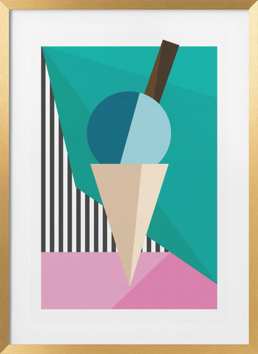 Ice Cream Framed Art Wall Decor