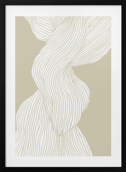 Fibers No 3 Framed Art Modern Wall Decor