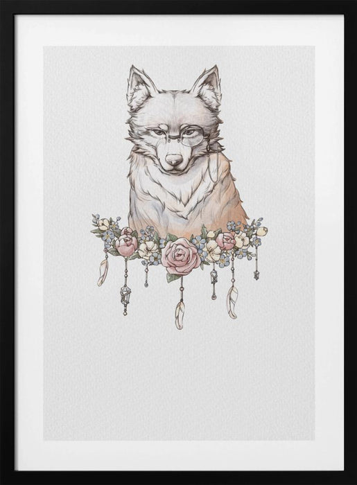 Wolf Art Framed Art Wall Decor