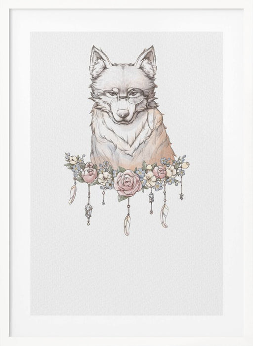 Wolf Art Framed Art Wall Decor