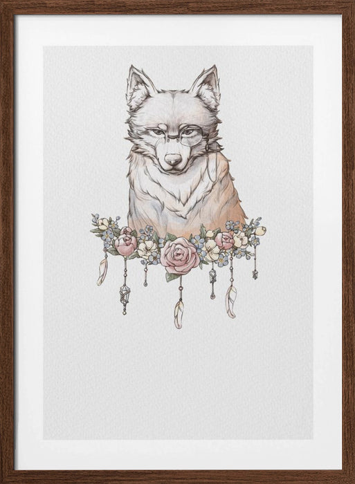 Wolf Art Framed Art Wall Decor