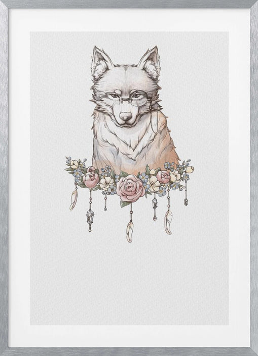 Wolf Art Framed Art Wall Decor