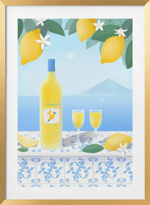 Limoncello Framed Art Modern Wall Decor