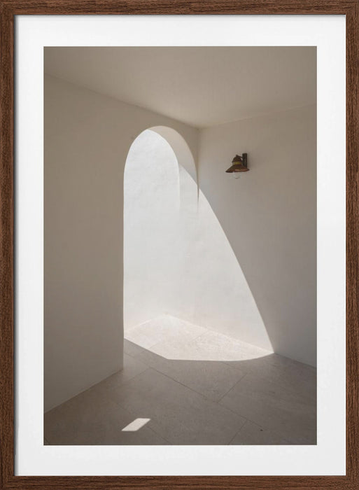 Arch Shadows Framed Art Modern Wall Decor