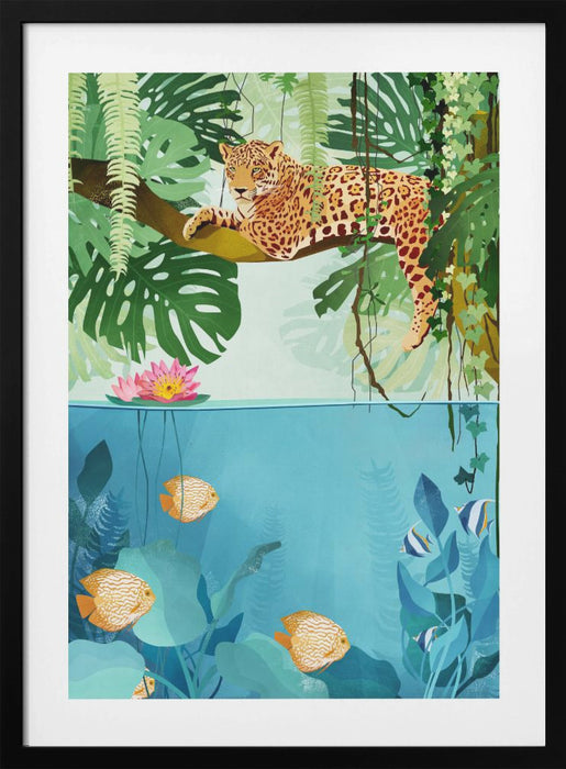 Welcome To the Jungle Framed Art Wall Decor