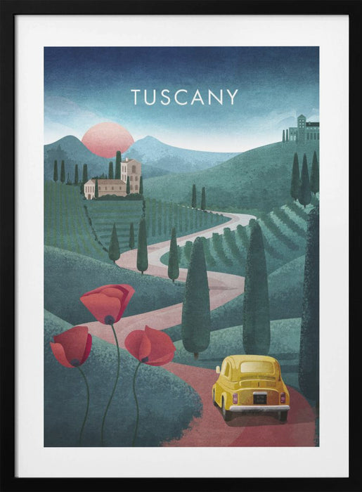 Tuscanytext Framed Art Modern Wall Decor