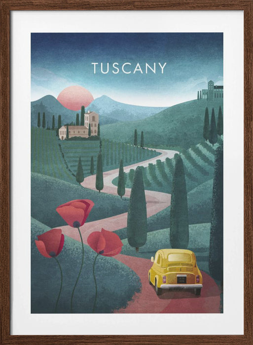 Tuscanytext Framed Art Modern Wall Decor