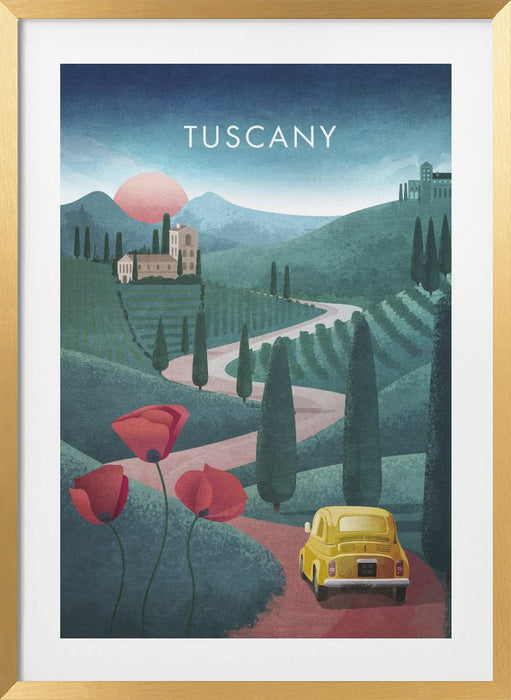 Tuscanytext Framed Art Modern Wall Decor