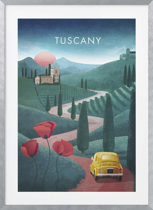 Tuscanytext Framed Art Modern Wall Decor