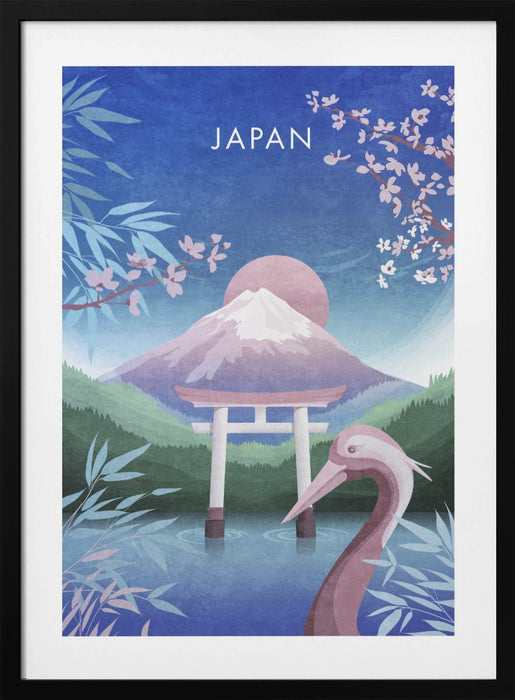 Japan Framed Art Modern Wall Decor