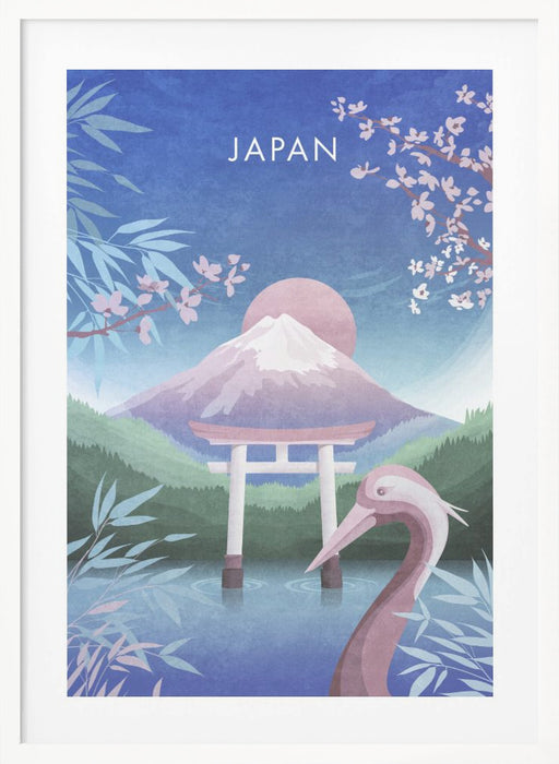 Japan Framed Art Modern Wall Decor