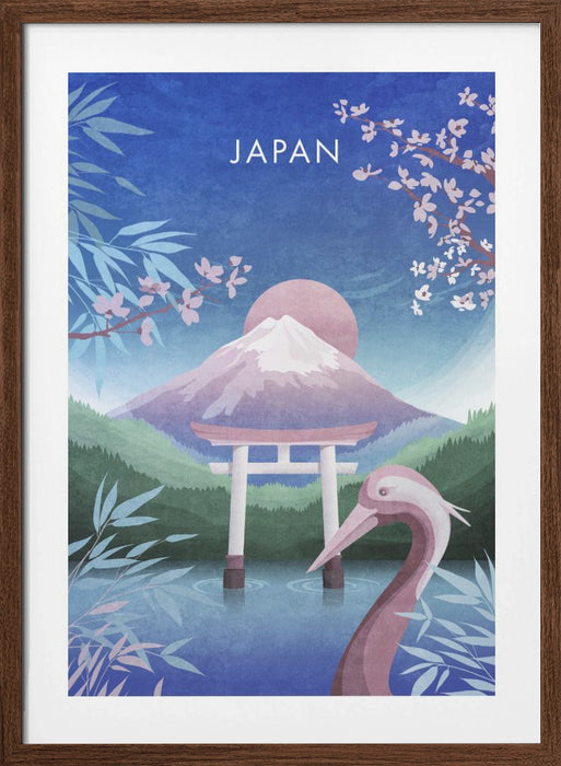 Japan Framed Art Modern Wall Decor