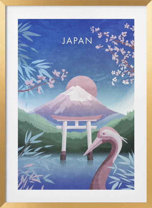 Japan Framed Art Modern Wall Decor