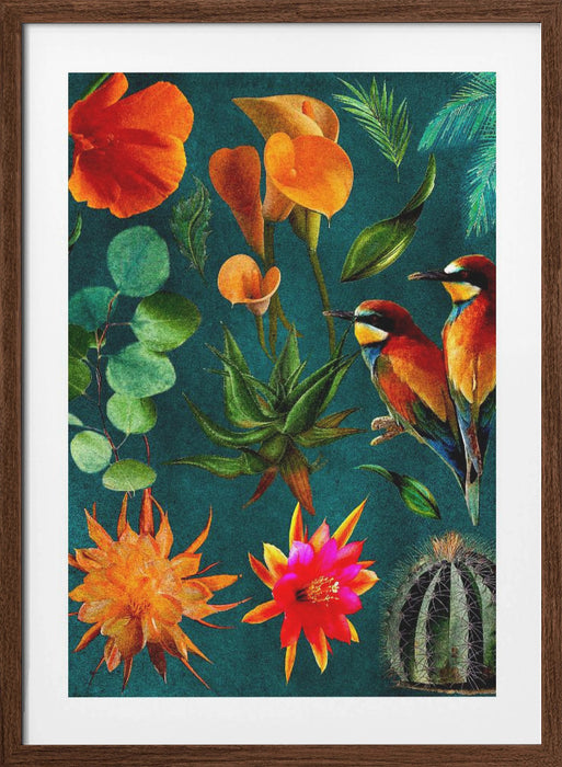 Cactus Collage.png Framed Art Wall Decor