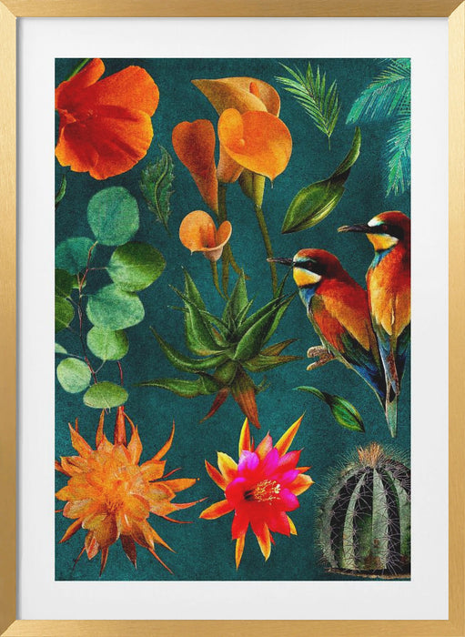 Cactus Collage.png Framed Art Wall Decor