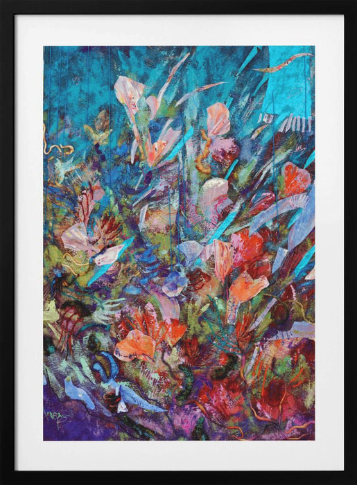 Efflorescence Framed Art Wall Decor