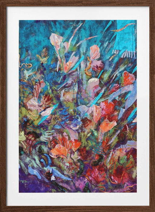 Efflorescence Framed Art Wall Decor